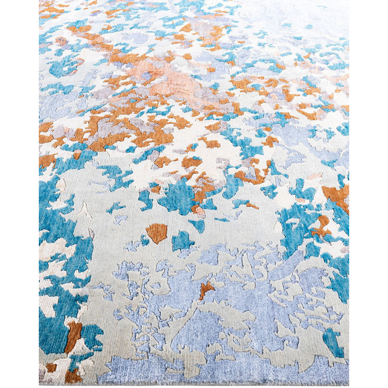 Overdyed One-of-a-Kind 8' 3" X 10' 2" Hand Knotted Area Rug