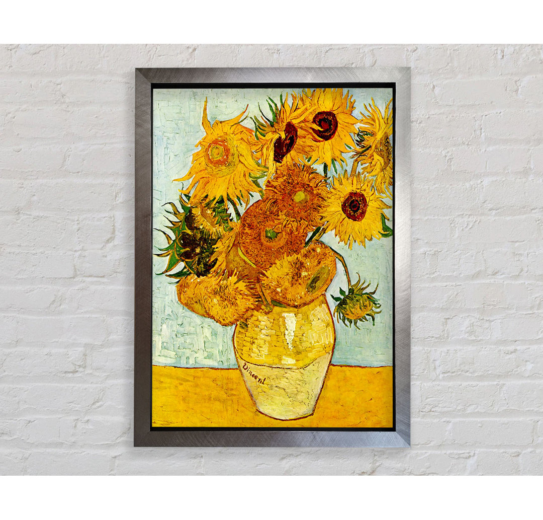 Van Gogh Sonnenblumen - Einzelner Bilderrahmen Kunstdrucke