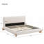 Lit tapissier Elegant Boucle