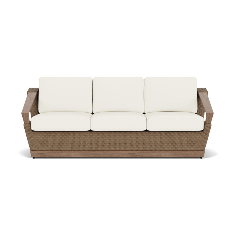 Charisma Outdoor 3 - Seat Patio Sofa, Sailcloth Salt
