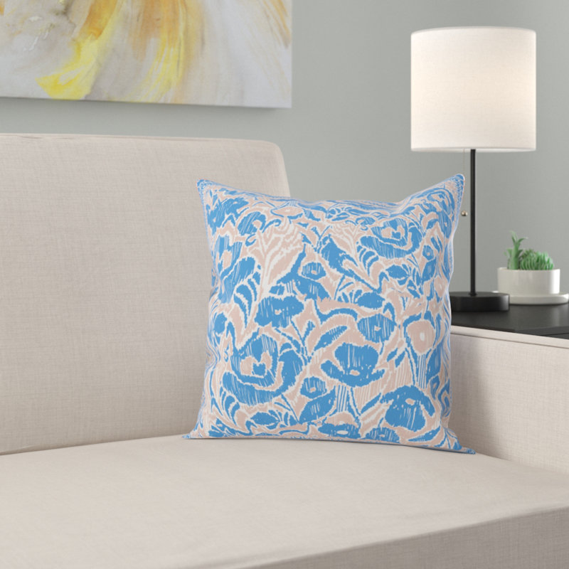 Coussin décoratif intérieur / extérieur Gabriela Fuente Hilmar, 16 po x 16 po