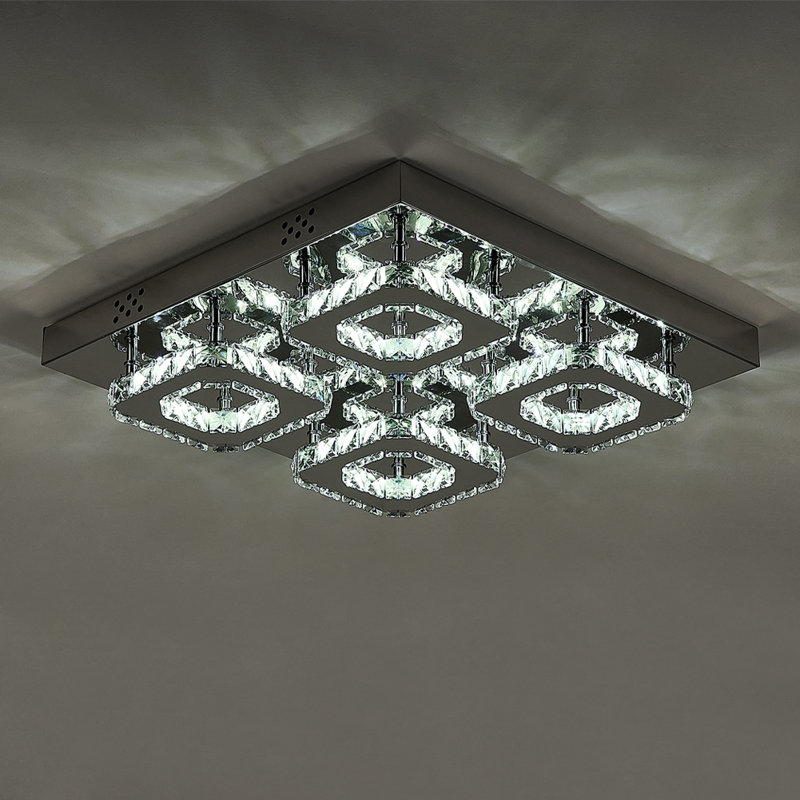 LED Flush Mount, White