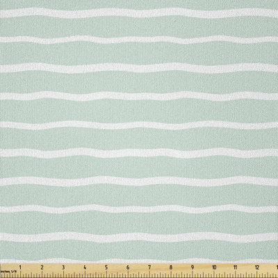 Dasjah Horizontal Wavy Lines Multi-purpose Fabric