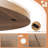 47" Round Dining Table for 4‑6, Circle Kitchen Table with Sturdy Pedestal Base for Apartment, Living Room-831355806
