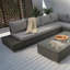 Abem Rattan Wicker 6 - Person Seating Group with Cushions