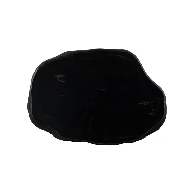 Quarry Coffee Table, Extra Large, Black Glamstone, Glamstone / Black