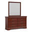 Commode double 6 tiroirs avec miroir Aberdeen-87379278
