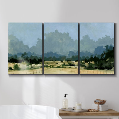 Paysage avec orage 3 pièces