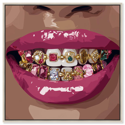 «Ruby T dents», reproduction d'art sur toile par Art Remedy