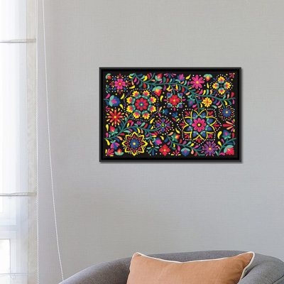 « floral fiesta i », impression sur toile