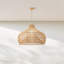 Luminaire suspendu en rotin Oceania Cone Brown
