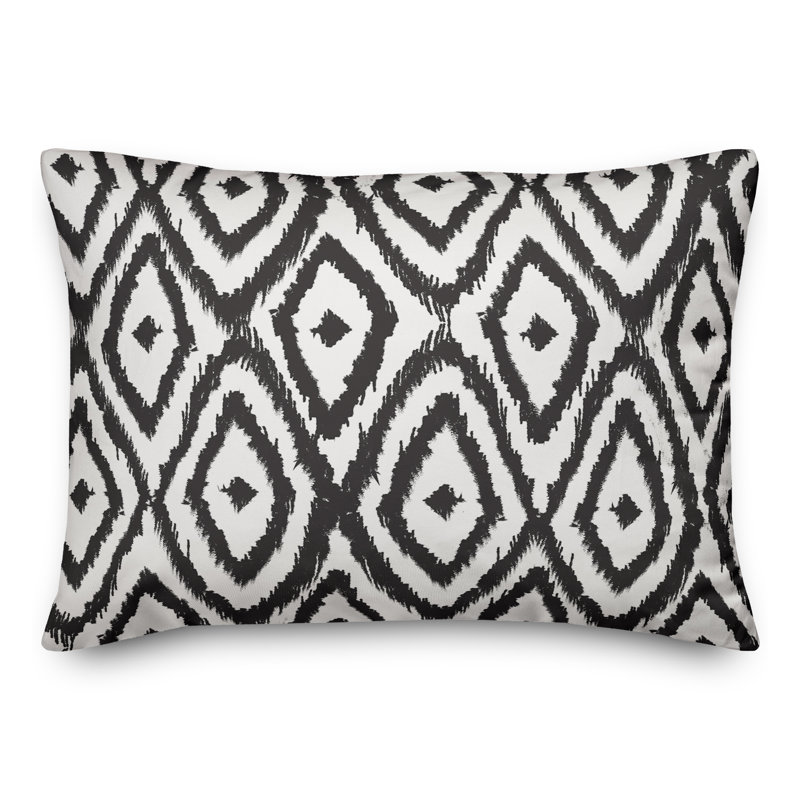Coussin lombaire extérieur Ikat Diamonds