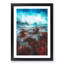 Hjorungavag in Norway in Abstract - Picture Frame Graphic Art Print-55763004-55763005