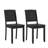 Lark Manor™ Armless Wood Dining Chair Set Of 2 With Rubber Wood Legs Curved Backrest Kitchen-2047664874