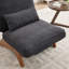     Fauteuil d'appoint sans accoudoirs avec repose-pieds réglable, méridienne avec dossier réglable, fauteuil de lecture pour salle de lecture, salon, appartement, bureau-gris-1650005421