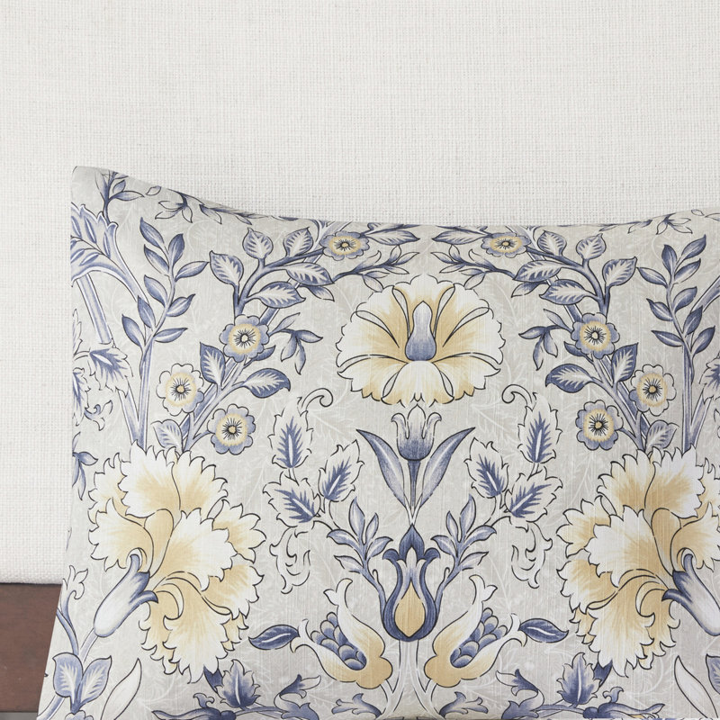 Édredon 6 pièces en coton très grand - Décoration botanique jaune et bleue 100% literie confortable pour lit et fer à repasser à vapeur