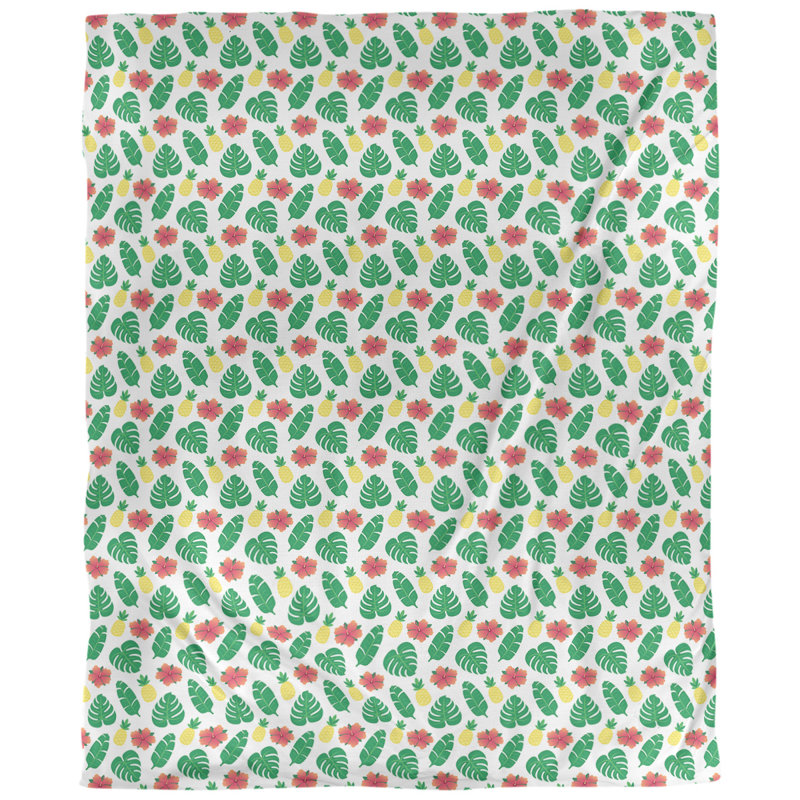 Tissu tropical, Blanc, L 54 po x l 36 po, Coton peigné pima