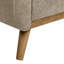 Large style contemporain de 67,7 po, revêtement, chameau, matériau de conversation Mid-Century moderne, couleur chameau, tache de thé