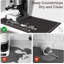 Tapis de café absorbant, noir