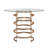 Arkesha Round Glass Top Dining Table-1877352755
