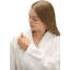 Isamar 100% Cotton Terry Cloth Gender Neutral Mid-Calf Bathrobe with Pockets-2100957268