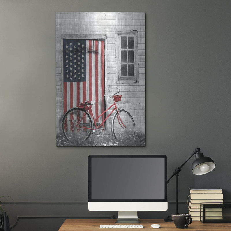 " Patriotic Bicycle " by Lori Deiter