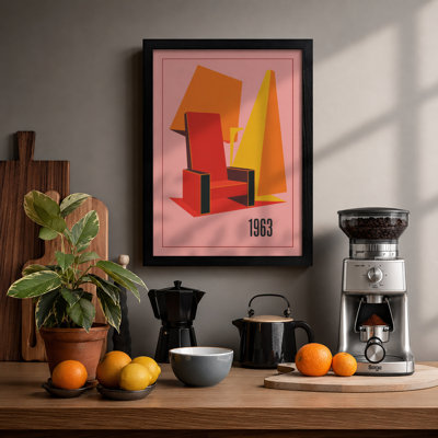 Stacked Forms 1969 Geometric - Print