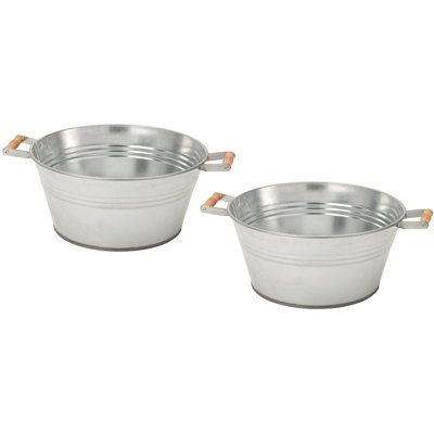 Galvanized Steel Planter/Beverage Tub
