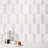 Zip 11.65'' W x 13.62'' L Marble and Brass Mosaic Tile (1.1 Sq. Ft. / Sheet)-89184686