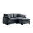 Two-Seater Sofa  With One Footrest