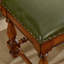 Banc rembourré en cuir de vache Arlinda