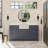 Yorkshire 60'' Single Bathroom Vanity with Engineered Stone Top-921725529