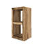 Beatrix 81cm H x 43cm W Solid Wood Cube Bookcase