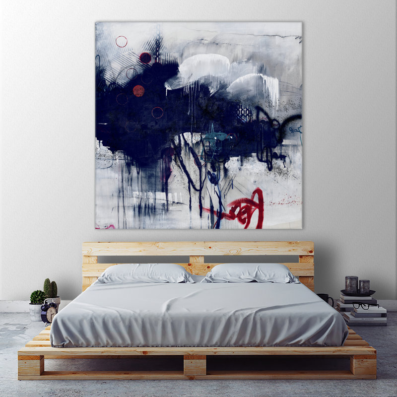 " Heavy Clouds ", 54" H x 54" W x 1.5" D