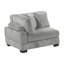 Canapé modulaire Bentley de style moderne en velours côtelé et bois-183108572