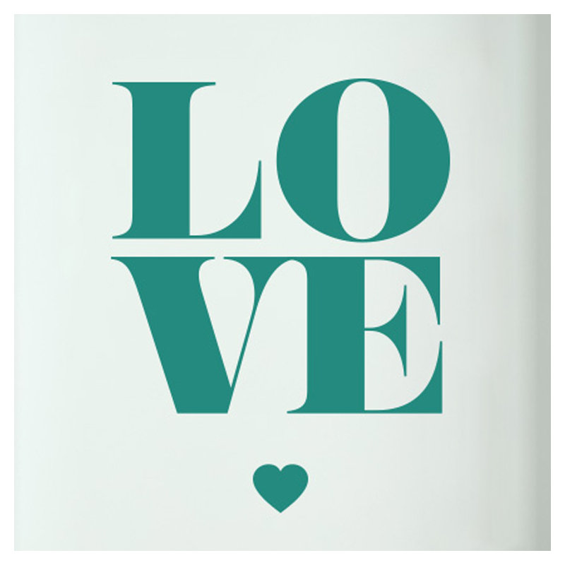 Wall Decal, Aqua Green