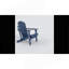 Chaise Adirondack pliante en PEHD avec porte-gobelet double - Chaise Adirondack en composite avec texture bois