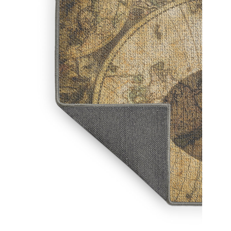 Carte et tapis brun Campus, Rectangle 2 pi x 5 pi