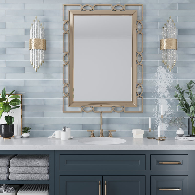 2.56'' W x 15.75'' L Ceramic Subway Singular Tile, Benjamin Moore Smoke
