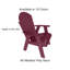 Chaise Adirondack en poly Aigris Fire Pit Chair-683118643