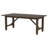 Light Brown Rectangular Wood Dining Table
