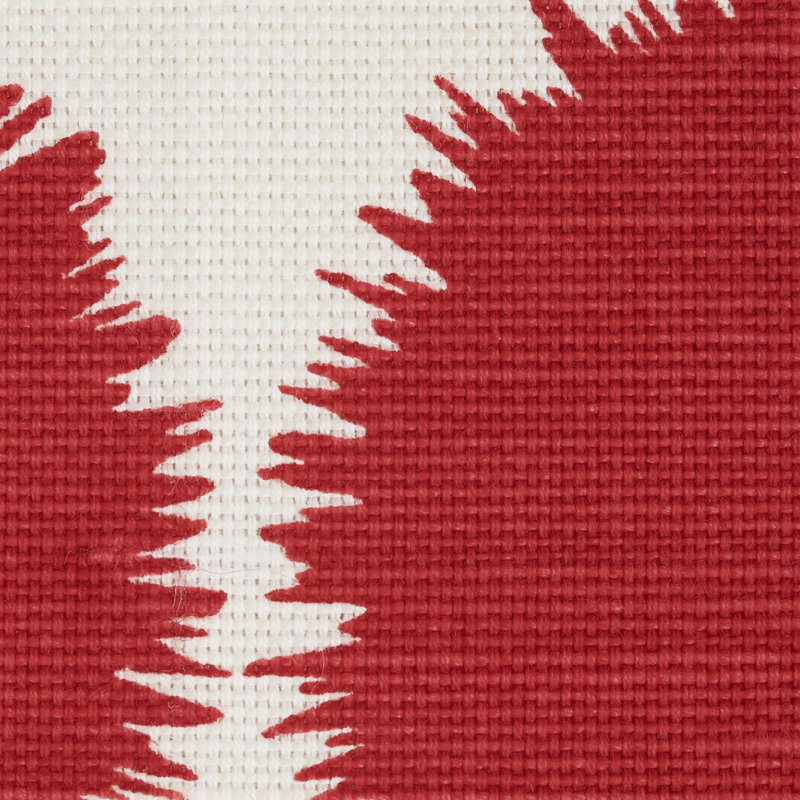 Schumacher x Studio Bon Fuzz Fabric, Red