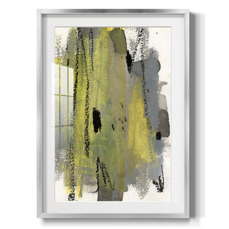 «LoftPastelI», reproduction encadrée, Argent argent, H 28,5 po x l 20,5 po