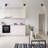 4.5" Black Convertible Wall or Ceiling Mount LED Integrated Track Lighting Spotlight, Pivoting Heads