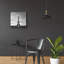 «Paris - Eiffel Tower - Black & White» par Epic Portfolio, art mural en verre acrylique-1889798944