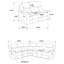 Canapé modulaire inclinable électrique Mclean