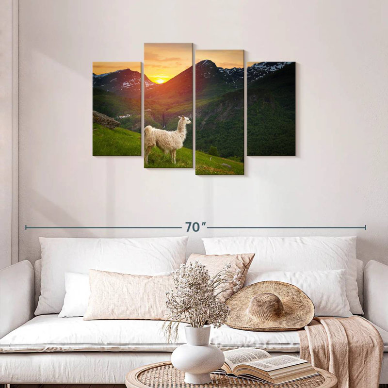 Mountain Llama, 27" H x 43" W