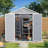 6'x8' Resin Outdoor Storage Shed-128604758