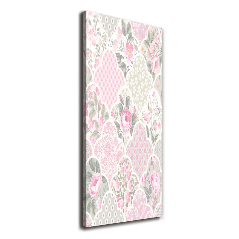 Roses 1 Piece Wrapped Canvas Wall Art