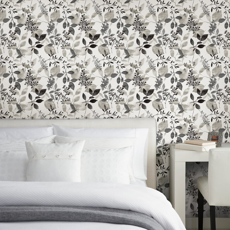 Makowski Floral Roll, Black